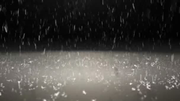 雨粒子运动变得更蓝 — 图库视频影像