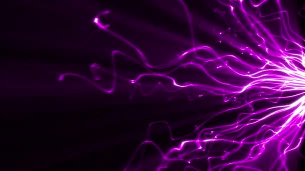 Tentacule particulă abstractă în spațiu 4k — Videoclip de stoc