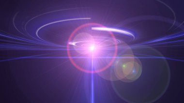 dans ışını ışıklandırması geleceği, soyut 3D çizer