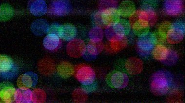 Bokeh soyut arkaplan çizimine sahip renkli daireler