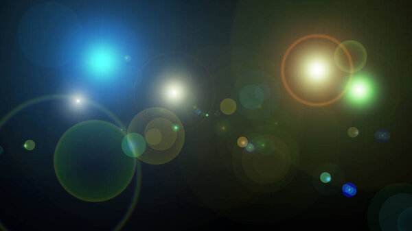 flash light lens flare ray abstract background