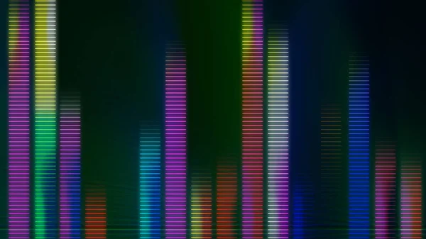 Niveaus Audio Led Niveau Meter Licht — Stockfoto