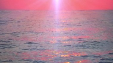 deniz dalgası ve yansıma yavaş çekim