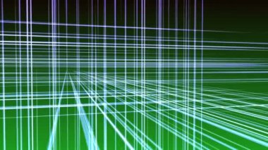 4k boşluğunda 3d geometri çizgisi