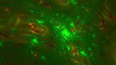 4k boşluğunda soyut nebula