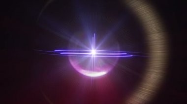 Gezegen enerjisi parçacık patlaması 4k