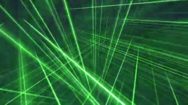 Uzayda 3d çizgi neon ışığı