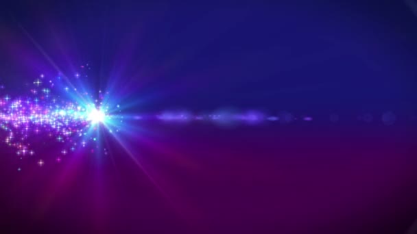 粒子状ダストライン星の動き — ストック動画
