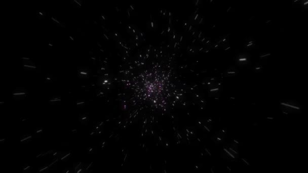 粒子雨光抽象運動 — ストック動画