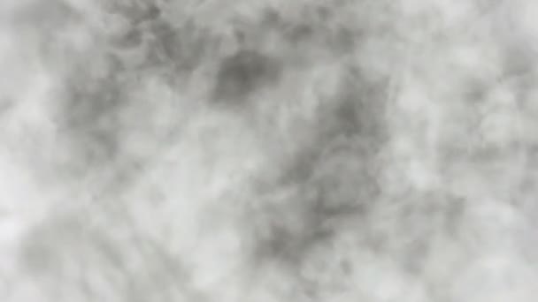 Rauch Tinte Wolken Makro, Bewegung 4k — Stockvideo