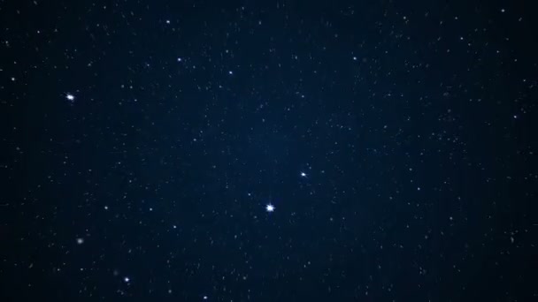 Stars fly in space 4k — Stock Video