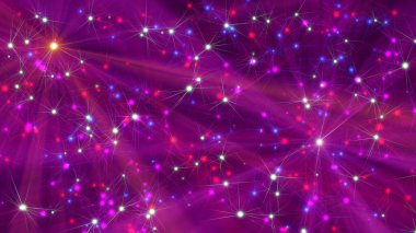 Lazer ışını neon ışınları çizimi