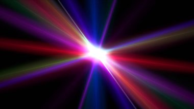 ışık efekti soyut yıldız patlaması lazer ışını çizimi