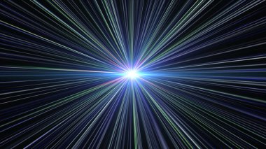 ışık efekti soyut yıldız patlaması lazer ışını çizimi