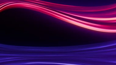 Fütürist neon parlayan yüzey. Soyut hareket arkaplanı