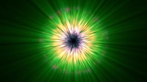 Nebula ray lingkaran mata 4k — Stok Video