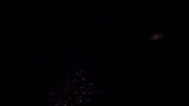 Vuurwerk licht abstracte kleur deeltje 4k — Stockvideo