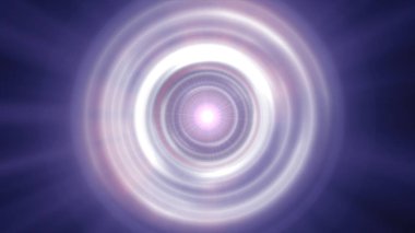 Halkalar hafif ışın küre neon ışık illüstrasyonu