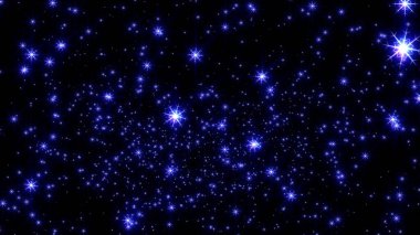 Yılbaşı kar yıldızları gece resimlerinde ışık saçıyor.