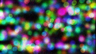 Bokeh soyut arkaplan çizimine sahip renkli daireler