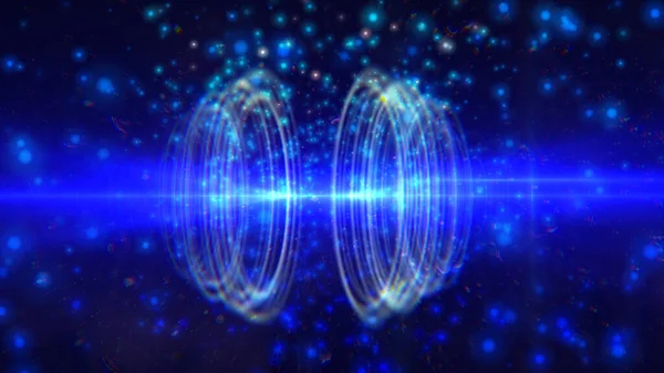 Glow swirl light effect. Circular lens flare, energy light illustration