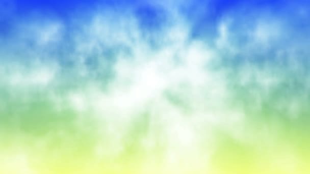 Volar en las nubes color abstracto — Vídeos de Stock