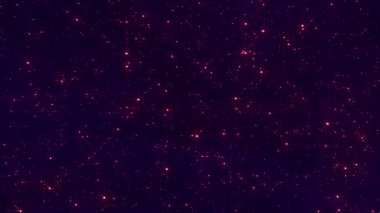 Yıldızlar 4k uzayda uçar.