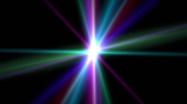ışık efekti soyut yıldız patlaması lazer ışını çizimi