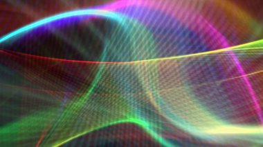 Fraktal gerçekliklerin perspektifleri soyut arkaplan illüstrasyonu