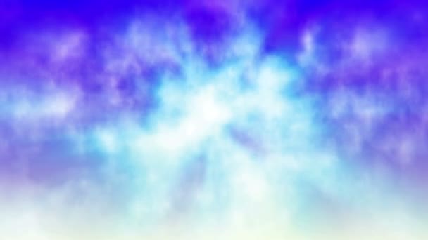 Voar em nuvens cor abstrato — Vídeo de Stock