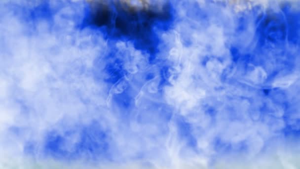 Fumaça de tinta nuvens macro, movimento 4k — Vídeo de Stock