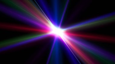 ışık efekti soyut yıldız patlaması lazer ışını çizimi