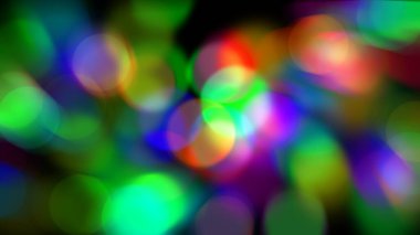 Bokeh soyut arkaplan çizimine sahip renkli daireler
