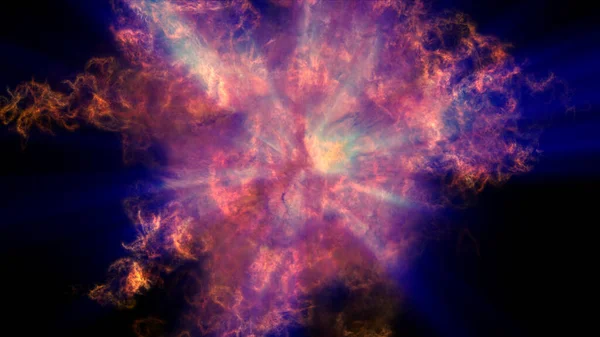 Foc Flacără Explozie Spațiu Ilustrație Abstractă — Fotografie, imagine de stoc