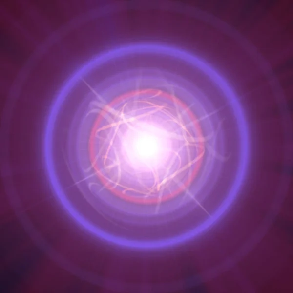 Sterk Gemagnetiseerde Roterende Neutronenster Abstracte Illustratie — Stockfoto