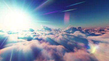 Bulutların üzerinde uç