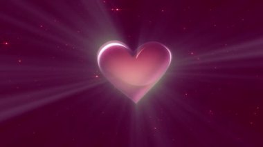 kalp parlaklığı nabız 3D render