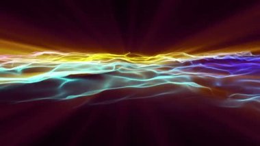 Nebula rengi dalga ışığı parlıyor