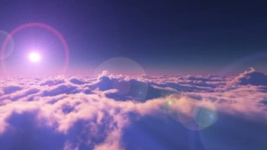 Bulutların üzerinde uç