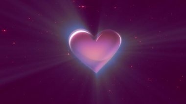 kalp parlaklığı nabız 3D render