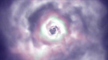 Bulutlardan tünel arkaplan dokusu 4k