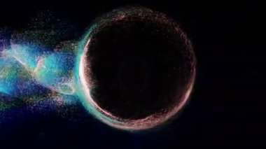 parçacık uzay ışık 4k başlatır