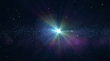 Yıldız galaksisi evreninde uç 4k