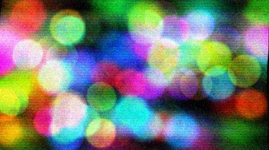 Bokeh soyut arkaplan çizimine sahip renkli daireler