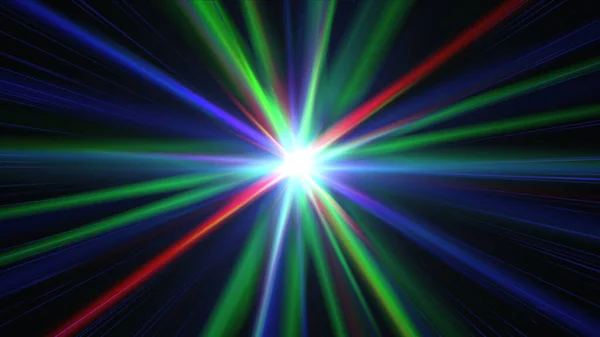 Licht Effect Abstracte Ster Burst Flash Laser Straal Illustratie — Stockfoto