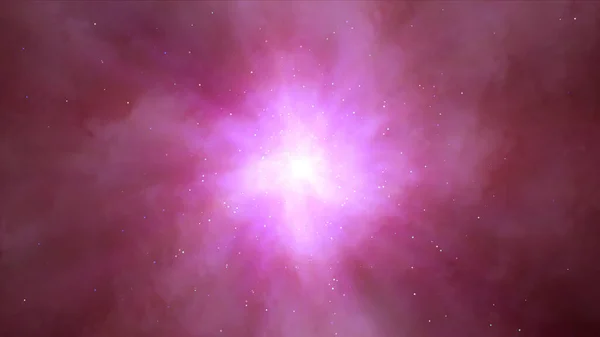 宇宙星光空间粒子星云 图解渲染 — 图库照片