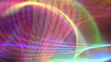 Fraktal gerçekliklerin perspektifleri soyut arkaplan illüstrasyonu