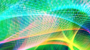 Fraktal gerçekliklerin perspektifleri soyut arkaplan illüstrasyonu