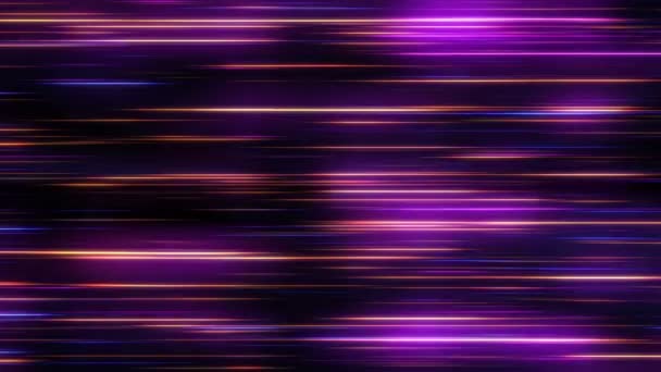 Linia neon prędkości ruchu abstrakcyjny — Wideo stockowe