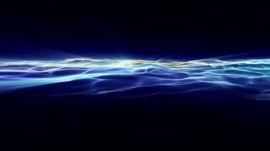 Nebula rengi dalga ışığı parlıyor
